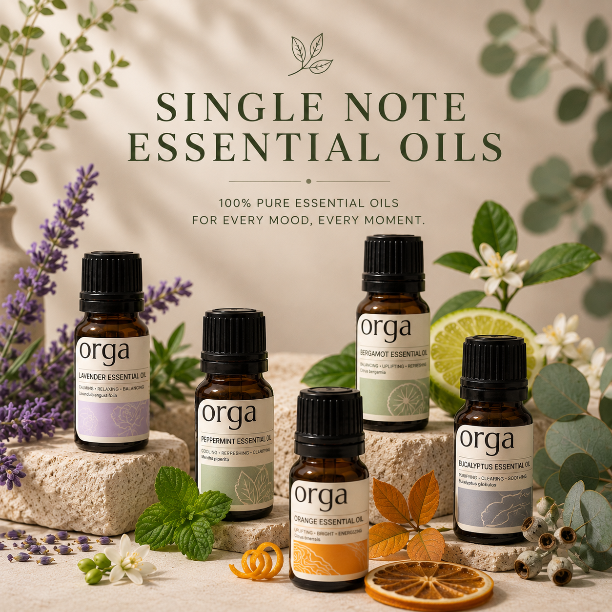 Single Pure Essential Oils